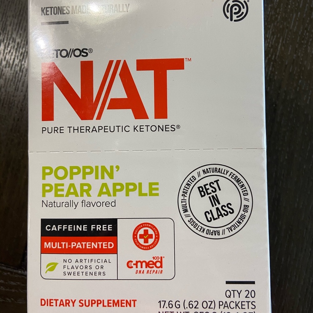Pruvit Poppin Pear Apple Ketones box of 20